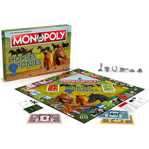 Monopoly Horses & Ponies Board Game (WMA001656)
