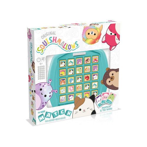 Top Trumps Original Squishmallows Match Crazy Cube Game 2-Players (WMA006549)