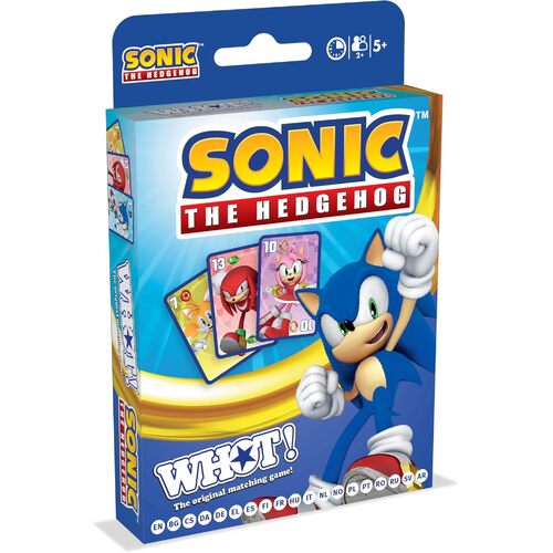Winning Moves Sonic The Hedgehog Whot Card Game 2+ Players Ages 5+ (WMA006686)
