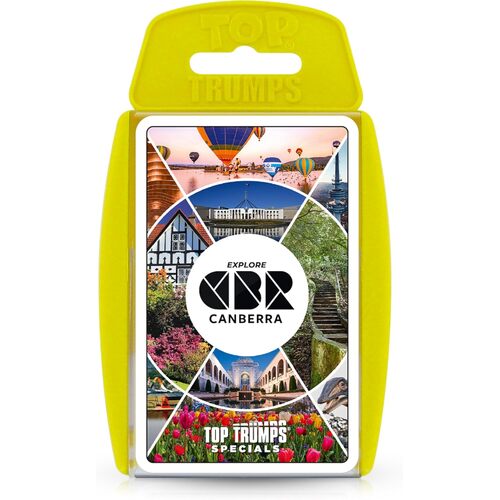 Top Trumps Specials Explore Canberra Card Game 2-Players Ages 8+ (WMA007058)