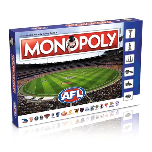 Monopoly: AFL Revised Edition Board Game 2-6 Players Ages 8+