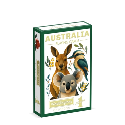 Waddingtons of London Number 1 Australia Playing Cards Single Deck