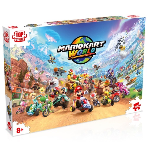 Winning Moves Mario Kart World Kids Jigsaw Puzzle 1000 Pieces