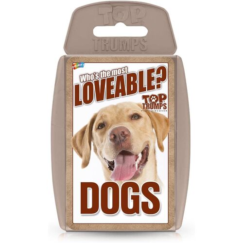 Top Trumps Loveable Dogs Card Game 2+ Players Ages 6+ (WMA044219)