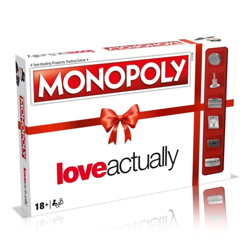 Monopoly: Love Actually Board Game 2-6 Players Ages 18+
