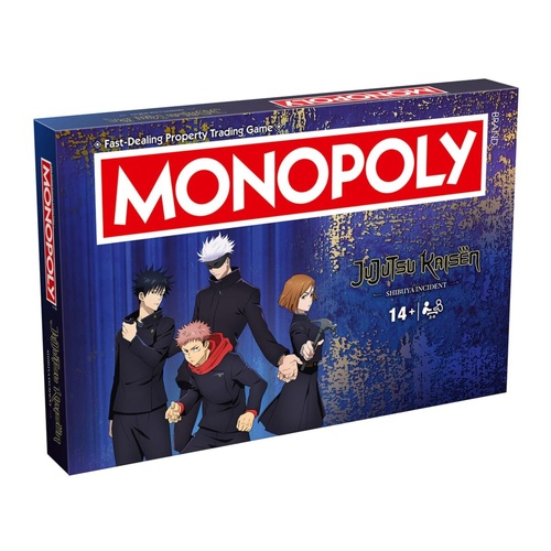 Monopoly: Jujutsu Kaisen Fast-Paced Board Game 2-6 Players Ages 14+