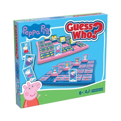 Guess Who? Peppa Pig Edition Board Game 2-Players Ages 6+