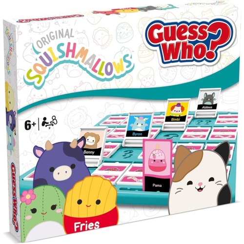 Guess Who? Squishmallows Board Game 2+ Players Ages 6+