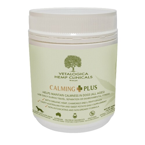 Vetalogica Hemp Clinicals Calming Plus Dog Supplement 300g