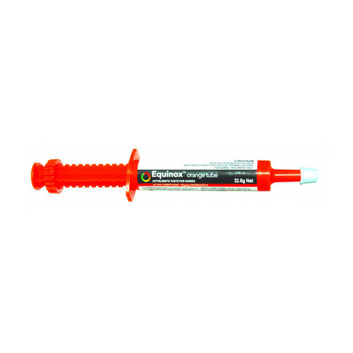 Equinox Orange Tube Wormer Paste SGL Horse Pony 33g 