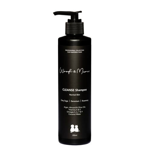 Woof & Meow Cleanse Dogs & Cats Grooming Shampoo 250ml