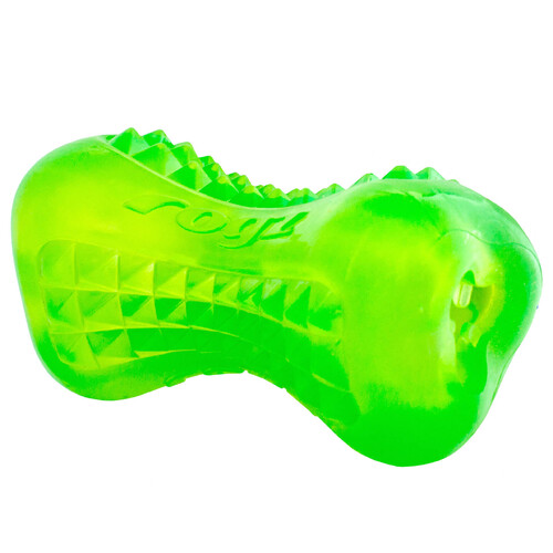 Rogz Yumz Treat Dispensing Dog Chew Toy Lime Medium